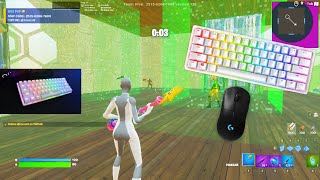 Razer Huntsman Mini Keyboard Sounds ASMR Box Fights Fortnite 240FPS 4K [upl. by Ynnattirb525]