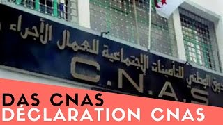 Déclaration CNAS Algérie DACDAS par internet [upl. by Yenduhc]