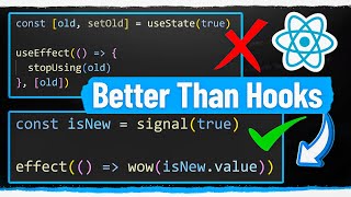 Why Signals Are Better Than React Hooks [upl. by Jaala]