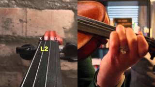 Violin Tutorial How to Play quotGreensleevesquot [upl. by Py481]