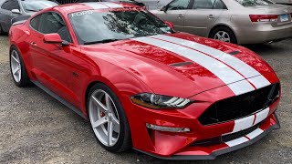 PERFORMANCE TUNED 2018 MUSTANG 50 EXHAUST SOUND amp ACCELERATION [upl. by Cyndy]