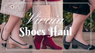 VIVAIA SHOES REVIEW amp HAUL  Comfortable feminine shoes for wide feet [upl. by Lyred]