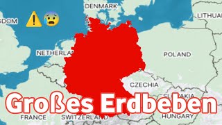 😰🇩🇪Ein weiteres sehr starkes Erdbeben erschütterte heute Abend Montag 1 Juli 2024 Deutschland [upl. by Jerrylee282]