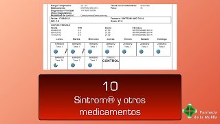 Video Sintrom 10 Otras medicaciones [upl. by Wendolyn]