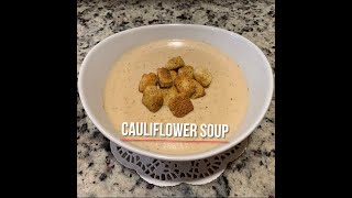 Healthy Cauliflower Soup  Cauliflower Soup Recipe  How To Make Cauliflower Soup [upl. by Maury]