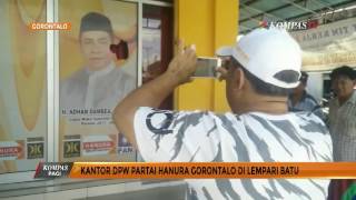 Kantor DPW Hanura Gorontalo Dilempari Batu [upl. by Eilyk]