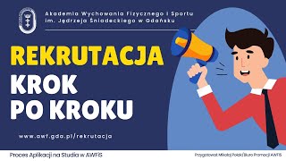 Proces Aplikacji na Studia w AWFiS  Krok po Kroku [upl. by Cassondra]