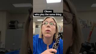 Oboes  always forgotten about band banddirector oboe flute clarinet doublereed bandteacher [upl. by Lagas]