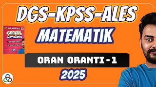 Oran Orantı  1 Video  DGSKPSSALES Matematik  2024 [upl. by Yllod]