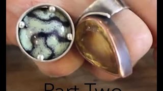 Great Way to Set Stones or Enamel The Frame Setting Part 2 [upl. by Sonni]