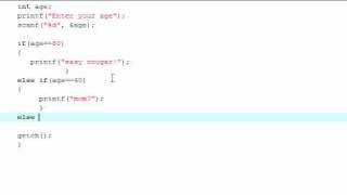 C Programming Tutorial  5  If Else If Else Statements [upl. by Koralle]