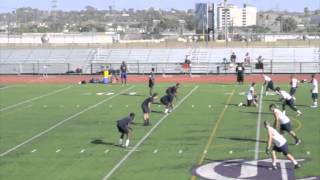 Cathedral 3 Way John Muir HS POV Football Passing League [upl. by Philis]