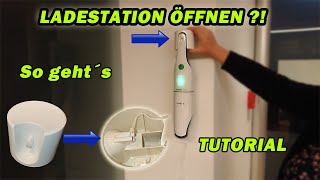 VORWERK VC 100 HANDSTAUBSAUGER  LADESTATION ÖFFNEN   TUTORIAL  WANDHALTERUNG  FACTOREM [upl. by Man]