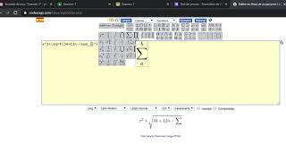 Introducir ecuaciones matemáticas en Google Forms y Google Docs [upl. by Kcirad]