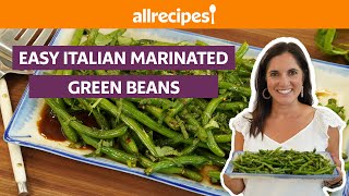 How to Make Easy Marinated Green Bean Salad  Get Cookin  Allrecipescom [upl. by Aholla]