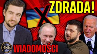 Ukraina ZDRADZONA Przez USA Wyciekła GROŹBA Przeciwko Zelenskiemu [upl. by Procto]