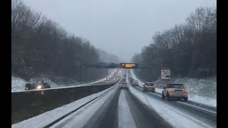 Neige sur Paris ce Lundi soir  La neige se dirige en Normandie pour Mardi 9 Janvier 2024  Suivi [upl. by Aicnom]