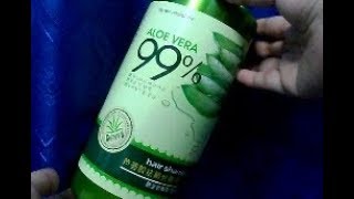 FAST REVIEW ALOE VERA 99 Repair Moisture Hair Shampoo [upl. by Chiquia443]