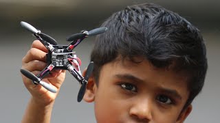 How to make a Drone  Small Drone kids Drone  DIY drone [upl. by Valenka]