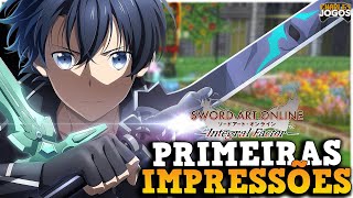 FINALMENTE NO PC SWORD ART ONLINE INTEGRAL FACTOR  MMORPG GRATUITO  PRIMEIRAS IMPRESSÕES [upl. by Lilias]