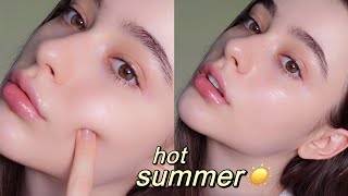 my simple summer skincare routine ♡ only 3 steps [upl. by Erdnael]