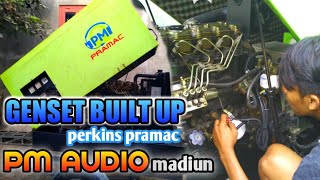 GENSET BUILTUP PERKINS PRAMAC 20KVA PM AUDIO MADIUN  GENSET BUILT UP GENERATOR STAMFORD [upl. by Ioab]