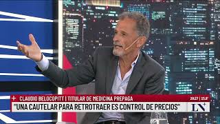 Claudio Belocopitt quotHay otros sectores que aumentaron más y no los califican de demoniosquot [upl. by Alyahc]