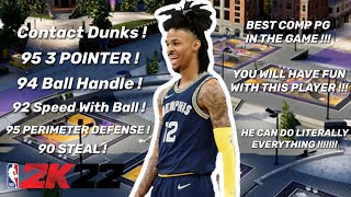 THE BEST COMP PG BUILD THAT WILL TAKE OVER NBA 2K22 NEXT GEN [upl. by Ordnasil282]