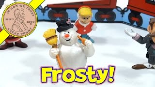 Frosty The Snowman Frosty Winter Ride 5Figure Set Review [upl. by Noitsuj159]