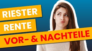 Riester Rente EINFACH erklärt  Vorteile und Nachteile der Riester Rente Teil 2 [upl. by Yajeet49]