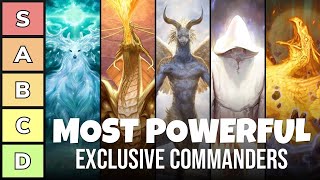 The Most Powerful Exclusive Commanders  Power Tier List  EDH  Commander  Magic the Gathering [upl. by Lebama]