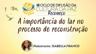 A importância do lar no processo de reconstrução [upl. by Sualakcin504]