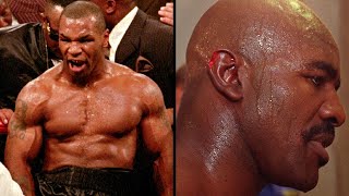 Mike Tyson bites off Evander Holyfields ear and fights security [upl. by Terrill]