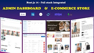 Build amp Deploy Full Stack ECommerce Website  Admin Dashboard  Nextjs Stripe Tailwind MongoDB [upl. by Dazhehs]