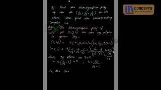 Stereographic projection of complex number Riemann sphere Lesson 3 [upl. by Airrat]