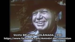 SILVIU BRUCAN quotNU POȚI SA VORBEȘTI CU NIȘTE OAMENI CARE NU MĂNÂNCĂquot GOLĂNIADA APRILIEIUNIE 1990 [upl. by Ellinnet]