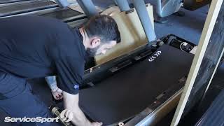 Changing A Treadmill Deck amp Belt Technogym [upl. by Noel]