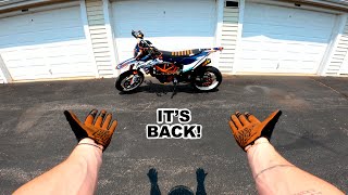 Its BACK An update on what happened and whats to come  KTM 690 SMC R [upl. by Waine332]