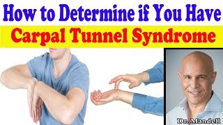 How to Determine if You Really Have Carpal Tunnel Syndrome  Dr Mandell DC [upl. by Rihaz]