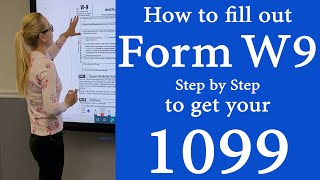 W9 Tax Form  How to fill out a Form W9 Tax Form W9 and the 1099 Form W9  W9 Tax Form Explained [upl. by Siramed]