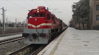 TCDD Taşımacılık DE 22081 Turistik Doğu Ekspresi Ankara Gara giriş [upl. by Ellette616]