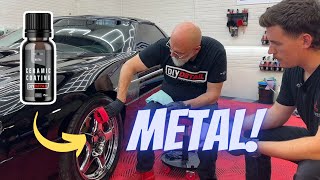 METAL CERAMIC COATING how and when to apply metalcoating howtodetailacar [upl. by Estey]