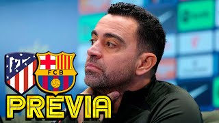 RUEDA PRENSA XAVI ATLETICO MADRID v FC BARCELONA [upl. by Thoer]