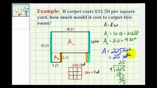 Example Determine Square Yards from Square Feet Application [upl. by Rehpretsirhc499]