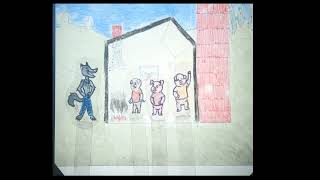 Les trois petits cochons  Histoire racontée dessin animé avec musiques et animations [upl. by Tegan26]