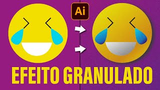 Como adicionar GRANULADO as suas ILUSTRAÇÕES  Adobe Illustrator [upl. by Tacy809]