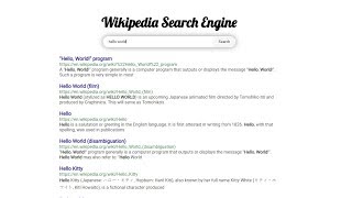 Reactjs Tutorial  Wikipedia Search API  Wikipedia Search Engine  Freecodecamp Coding Challenge [upl. by Zusman665]