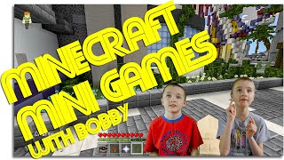 We Played Minecraft Mini Games With Bobster [upl. by Disharoon854]