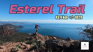 Esterel Trail  434 km 1829 🏃😈💫 [upl. by Gilly]