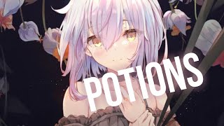 ❧nightcore  potions 1 hour [upl. by Ynetruoc127]